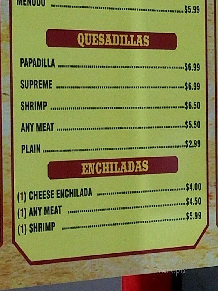 La Condesa Mexican Food - Vista, CA menu_pic