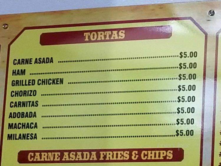 La Condesa Mexican Food - Vista, CA menu_pic