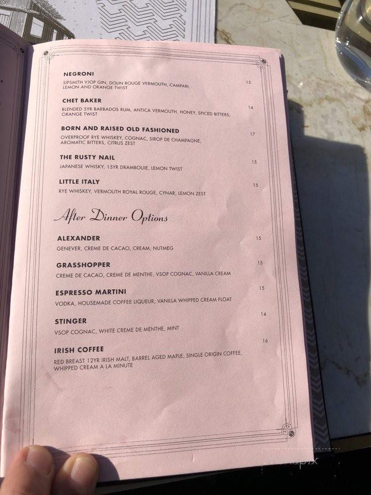 Born & Raised - San Diego, CA menu_pic