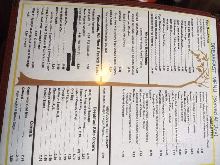North Park Diner - San Diego, CA menu_pic