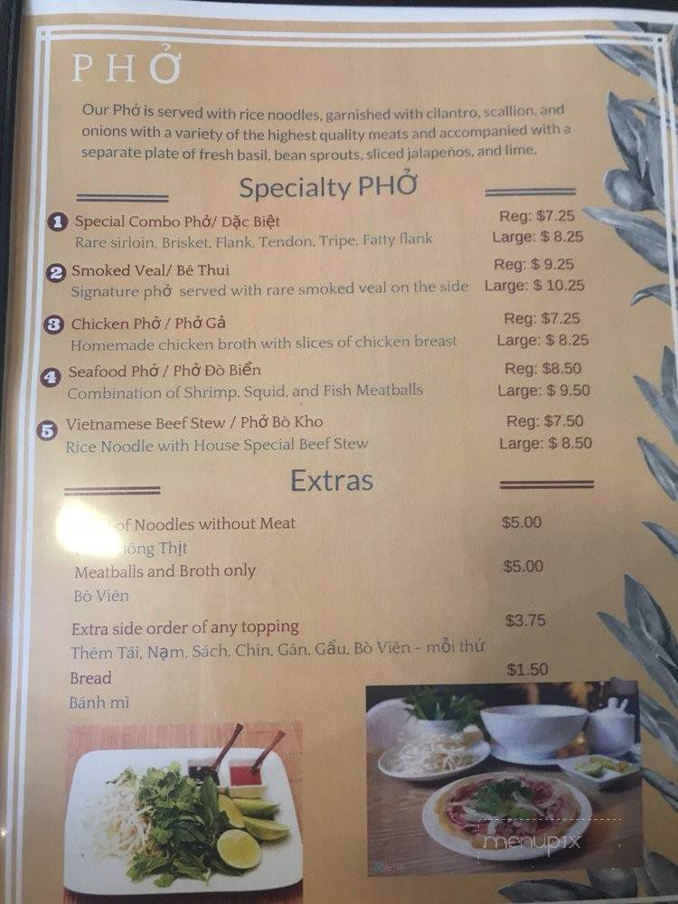 Saigon Alley - San Diego, CA menu_pic