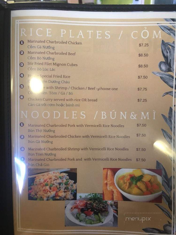 Saigon Alley - San Diego, CA menu_pic