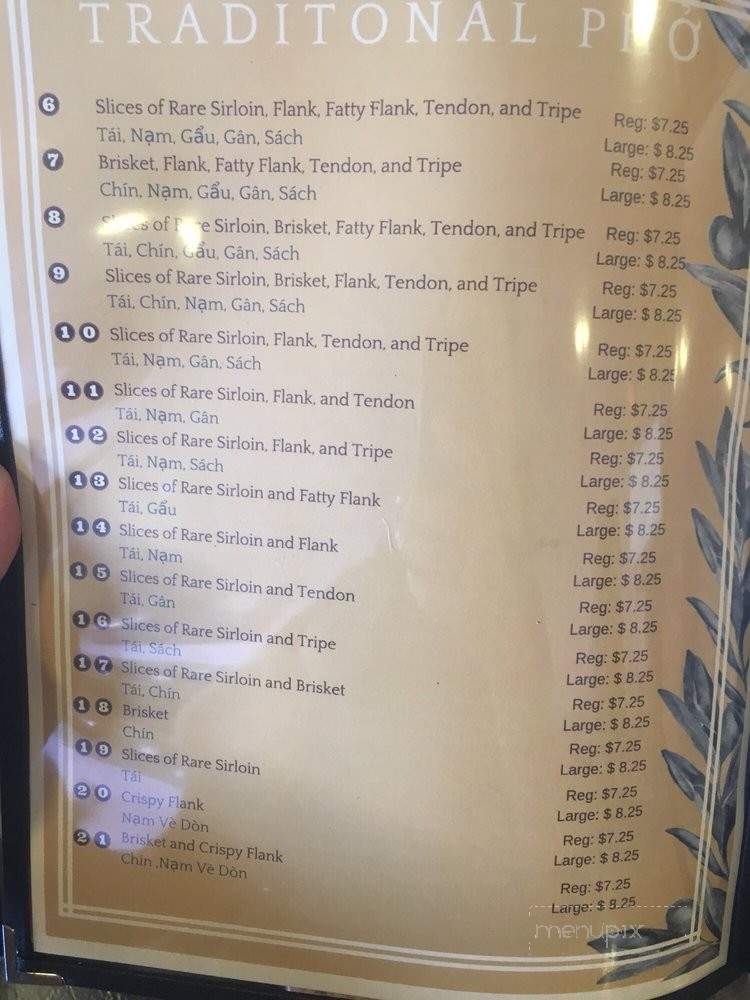 Saigon Alley - San Diego, CA menu_pic