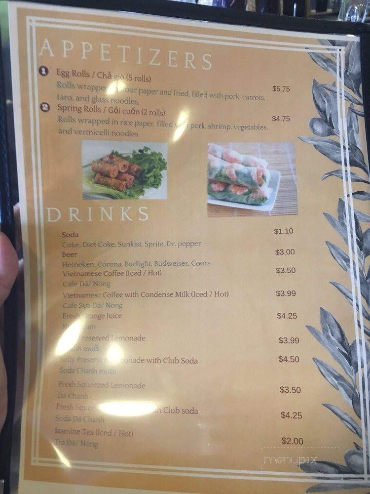 Saigon Alley - San Diego, CA menu_pic