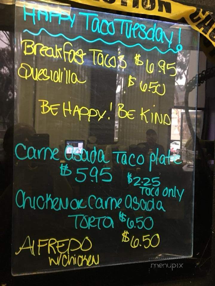 Jane's Cafe - San Diego, CA menu_pic