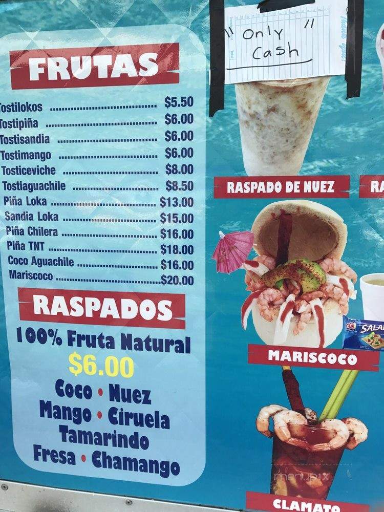 Mariscos El Valedor - San Diego, CA menu_pic