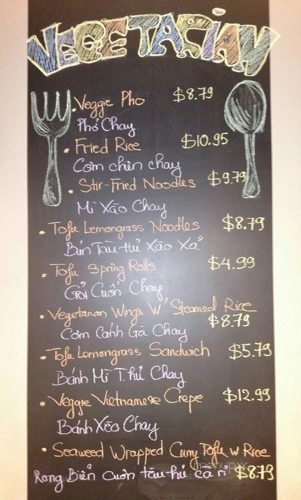 Saigon To Go - San Diego, CA menu_pic