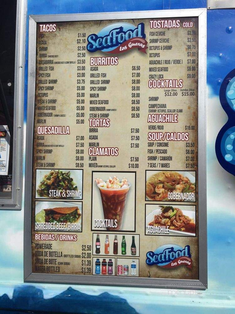Seafood Las Gueras - San Diego, CA menu_pic