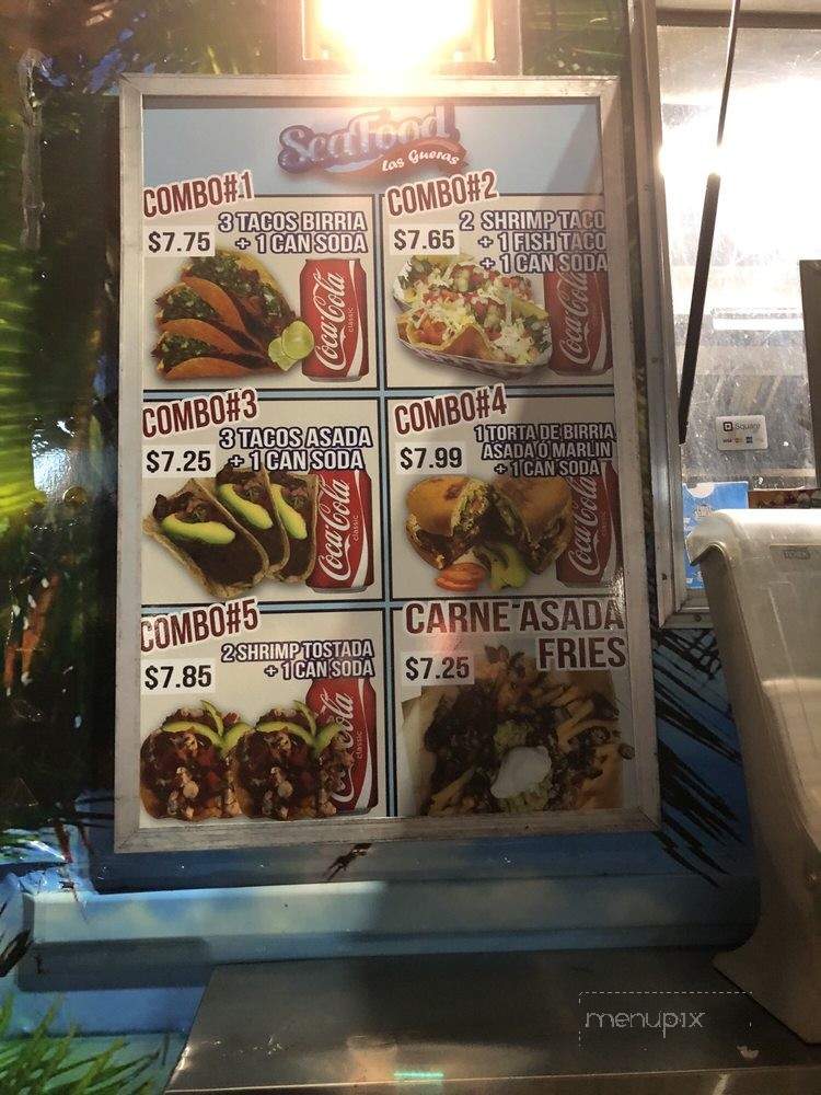 Seafood Las Gueras - San Diego, CA menu_pic