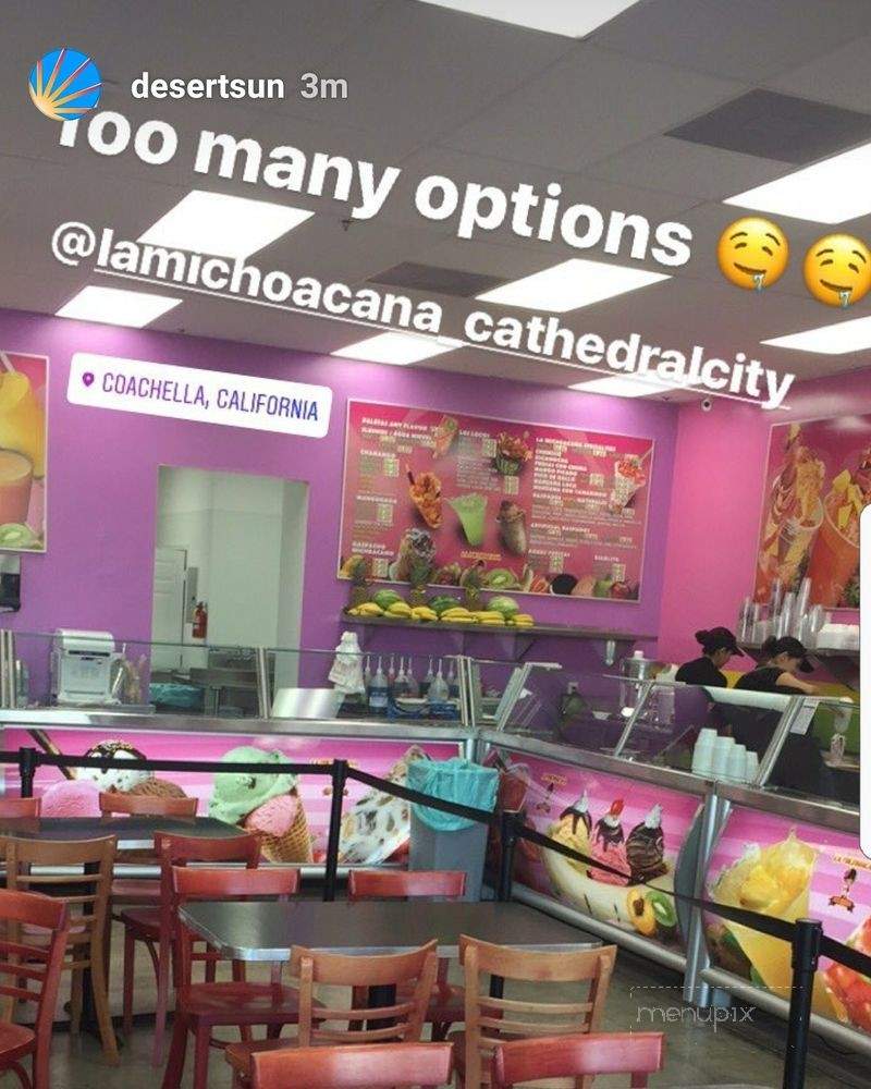 La Michoacana - Coachella, CA menu_pic