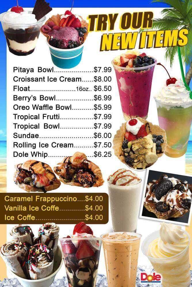 Tropical Ice Cream Fruit - Palm Desert, CA menu_pic