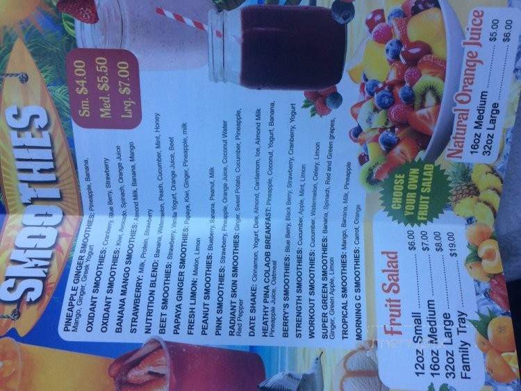 Tropical Ice Cream Fruit - Palm Desert, CA menu_pic