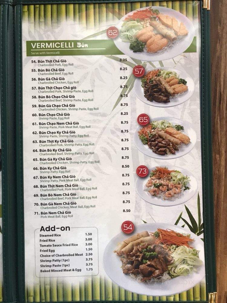 T-Pho Noodle and Grill - Fontana, CA menu_pic