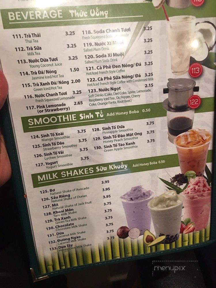 T-Pho Noodle and Grill - Fontana, CA menu_pic