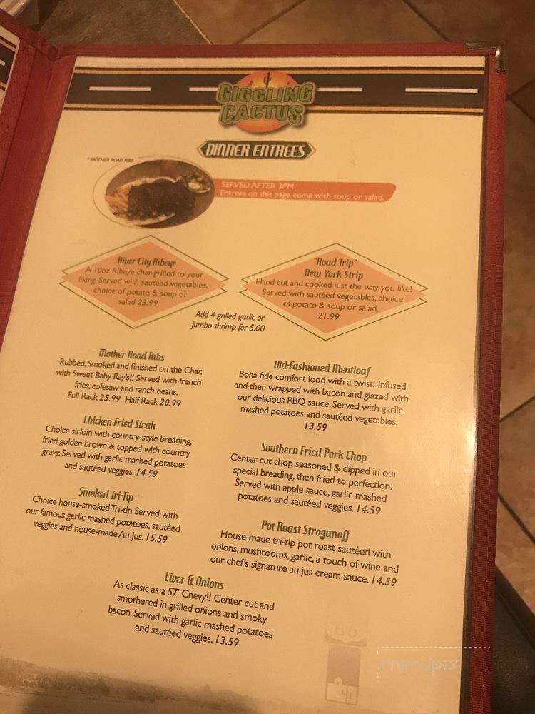 Giggling Cactus - Needles, CA menu_pic