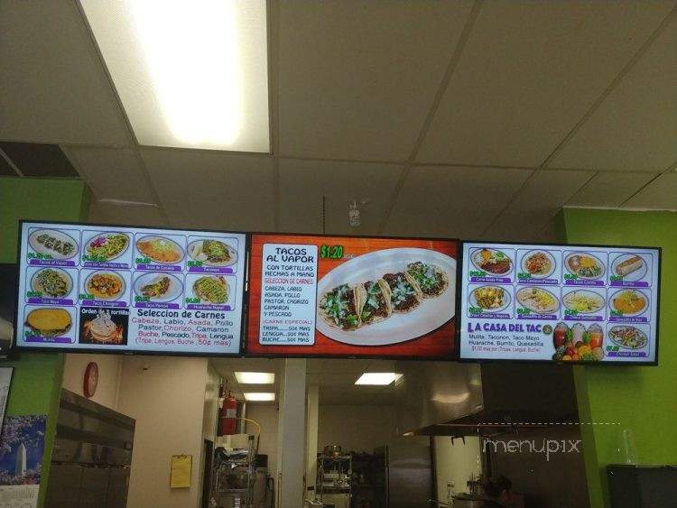 La Casa Del Taco - Rialto, CA menu_pic