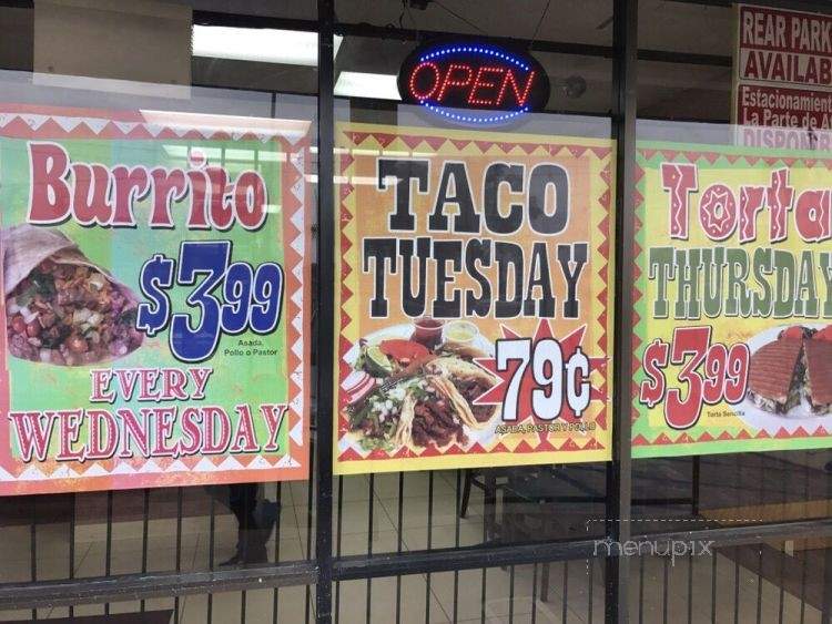 Tacos y Tortas Michoacan - Rialto, CA menu_pic