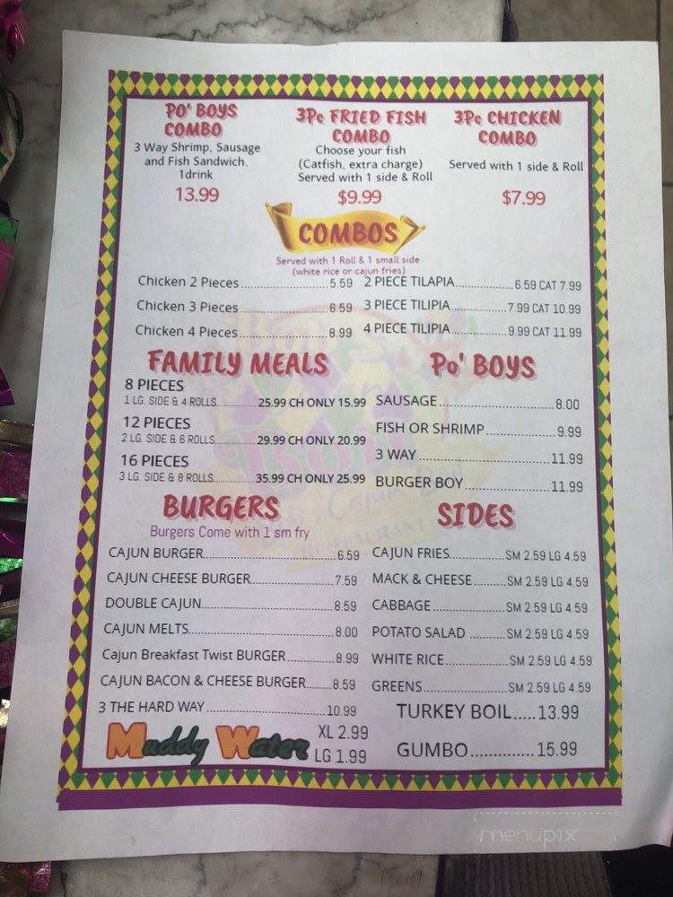 Bob's Cajun Boil - Victorville, CA menu_pic