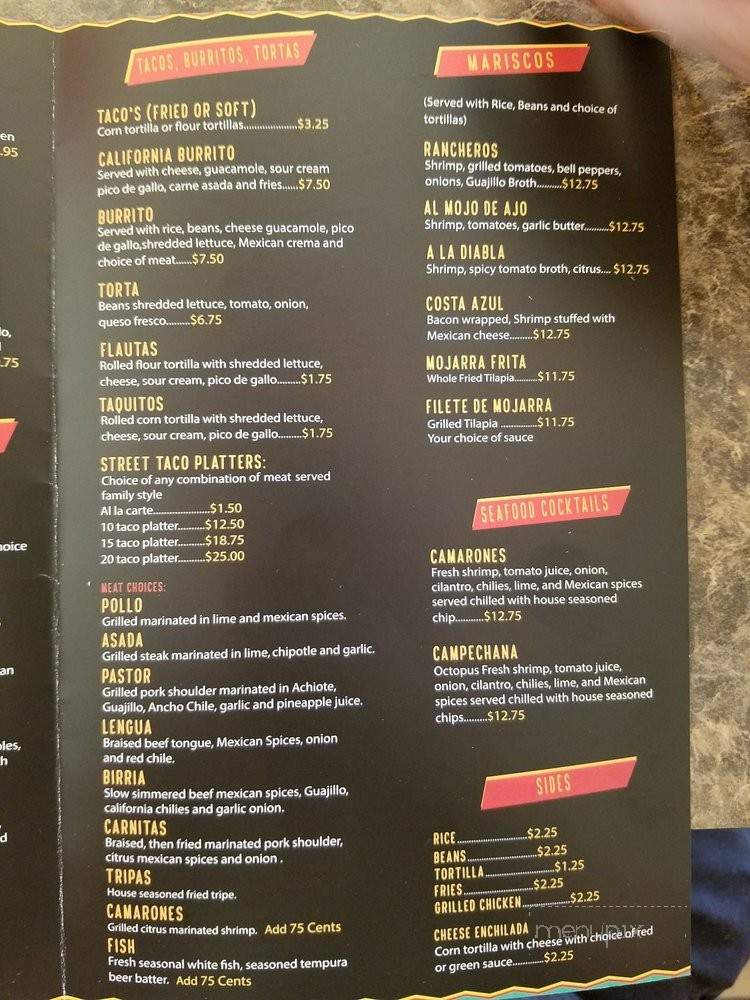 Don Meres Restaurant - Lake Elsinore, CA menu_pic