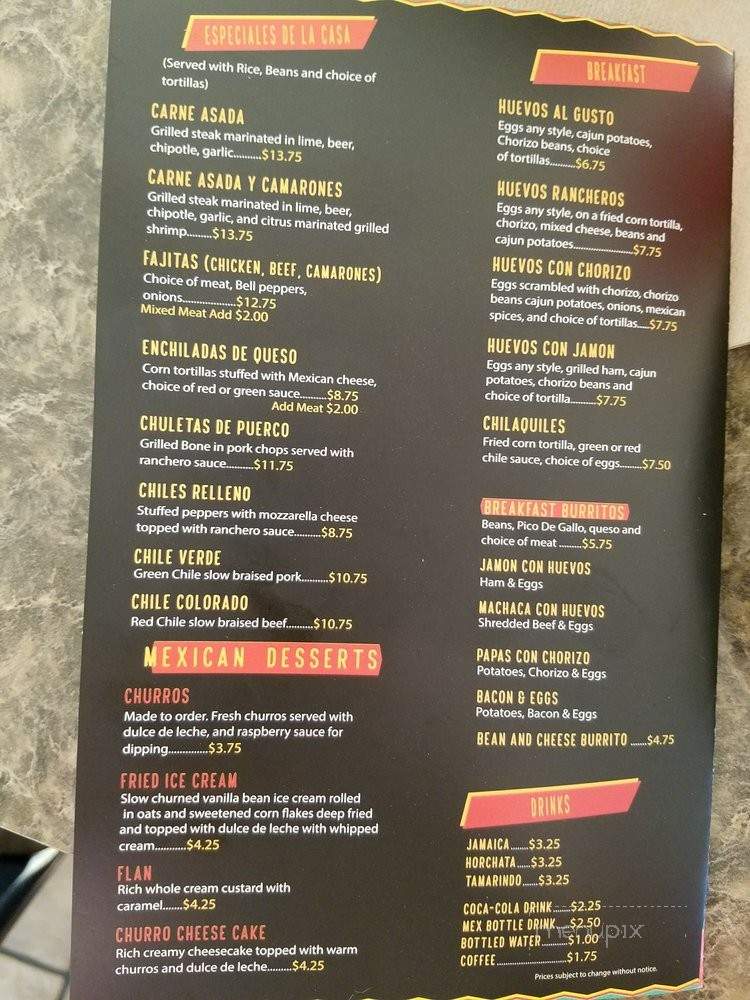 Don Meres Restaurant - Lake Elsinore, CA menu_pic