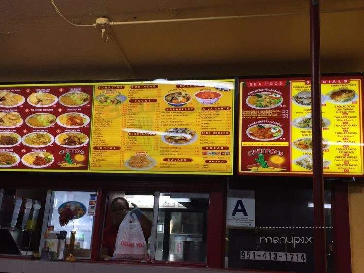 Chito's Mexican Food - Moreno Valley, CA menu_pic