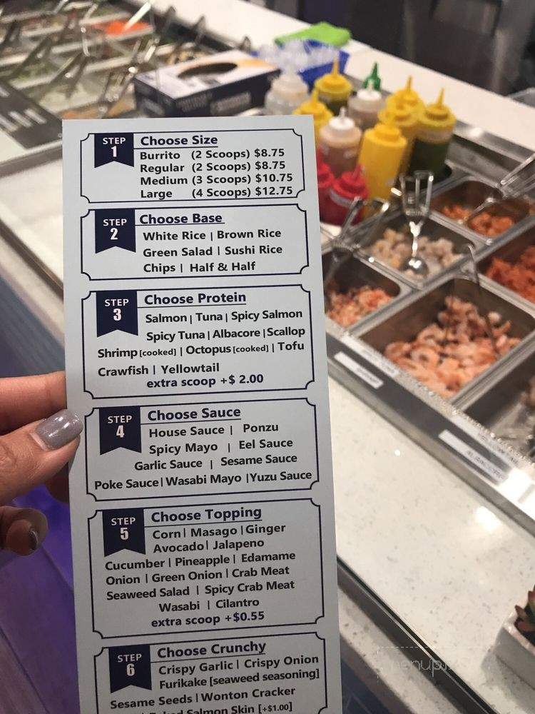 Ocean Poke - Murrieta, CA menu_pic