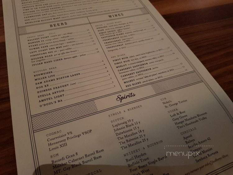 Heirloom Farmhouse Kitchen - Irvine, CA menu_pic