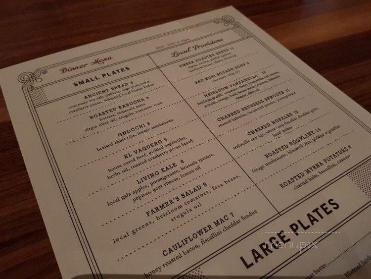 Heirloom Farmhouse Kitchen - Irvine, CA menu_pic