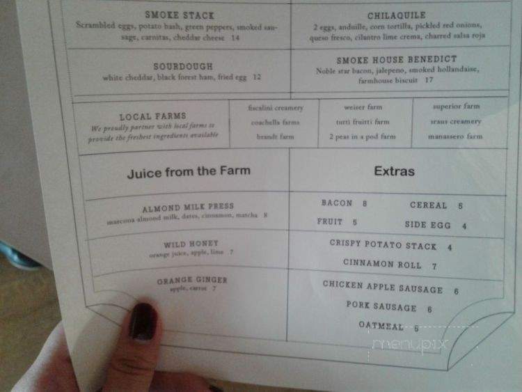 Heirloom Farmhouse Kitchen - Irvine, CA menu_pic