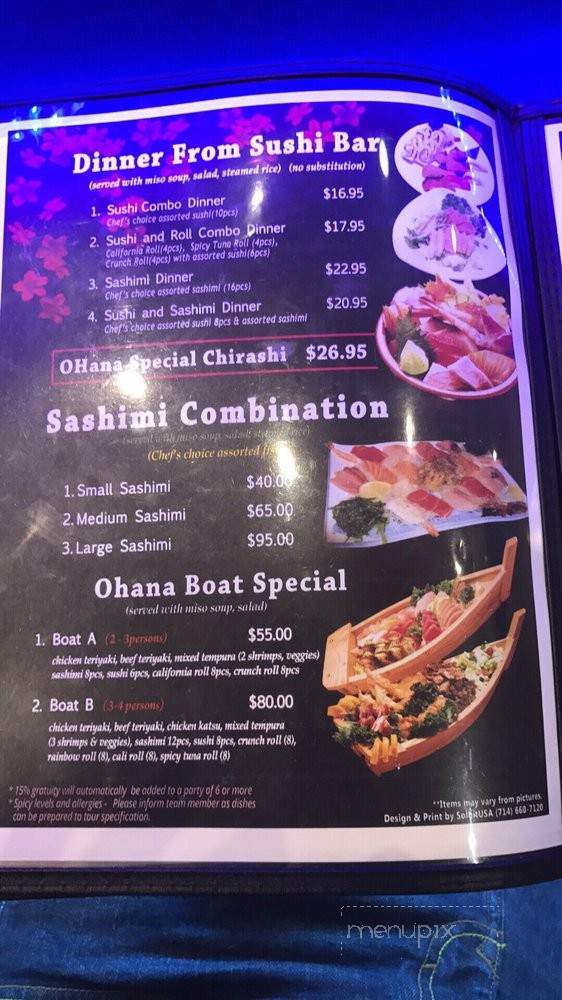 Fat Fish - Lake Forest, CA menu_pic
