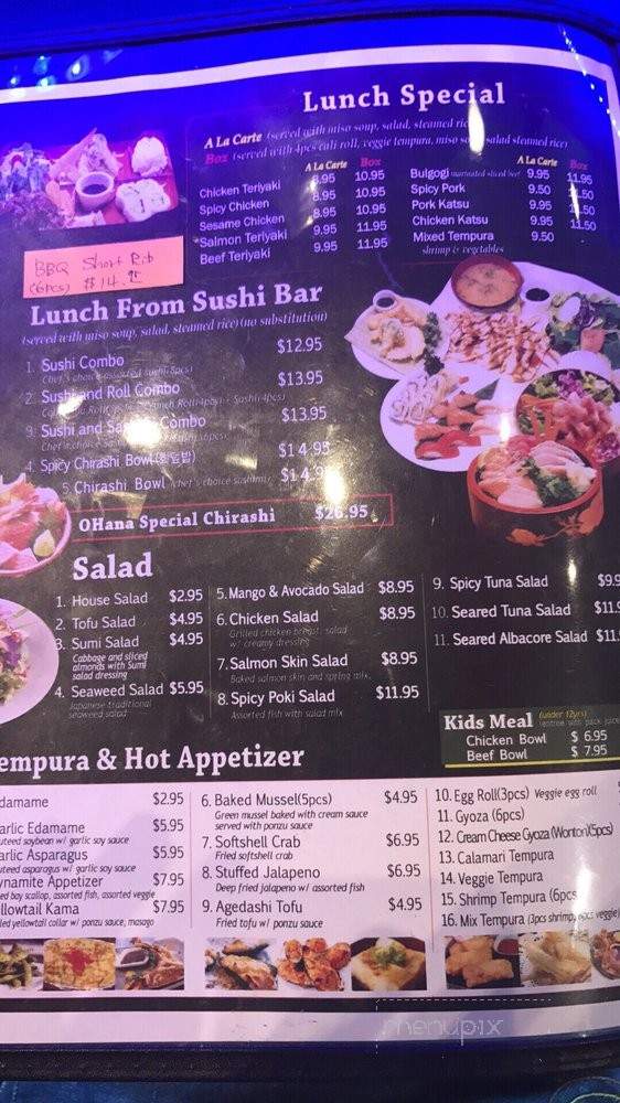 Fat Fish - Lake Forest, CA menu_pic