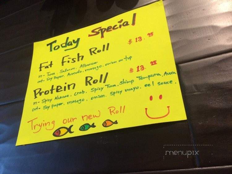 Fat Fish - Lake Forest, CA menu_pic