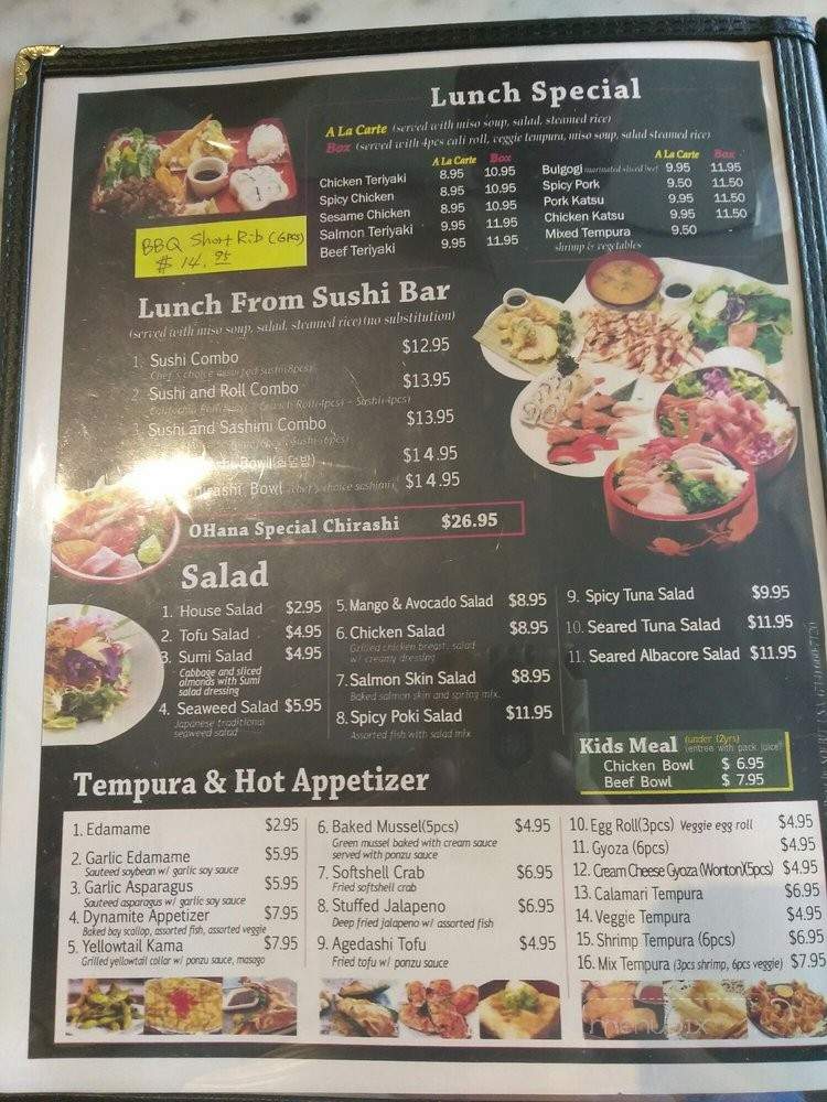 Fat Fish - Lake Forest, CA menu_pic