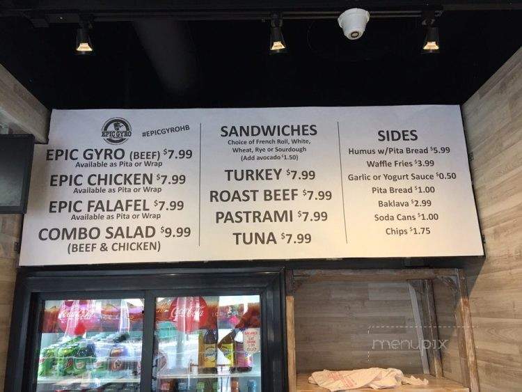 Epic Gyro - Huntington Beach, CA menu_pic