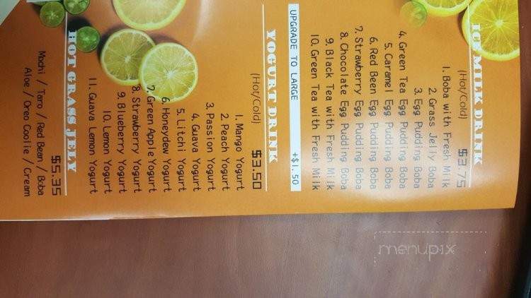 KSK Poke & Boba - Newport Beach, CA menu_pic