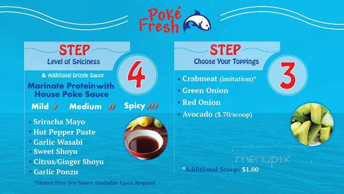 Poke Fresh - Newport Beach, CA menu_pic