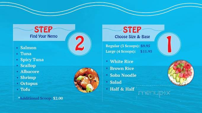 Poke Fresh - Newport Beach, CA menu_pic