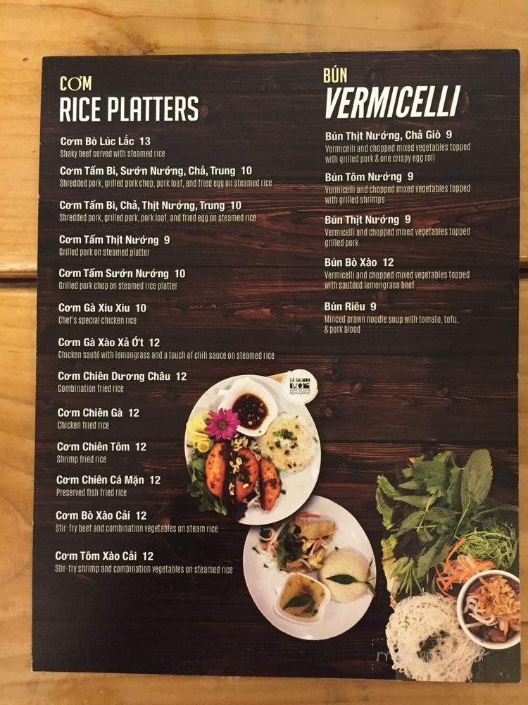 Kim Xuan Restaurant & Deli - Westminster, CA menu_pic