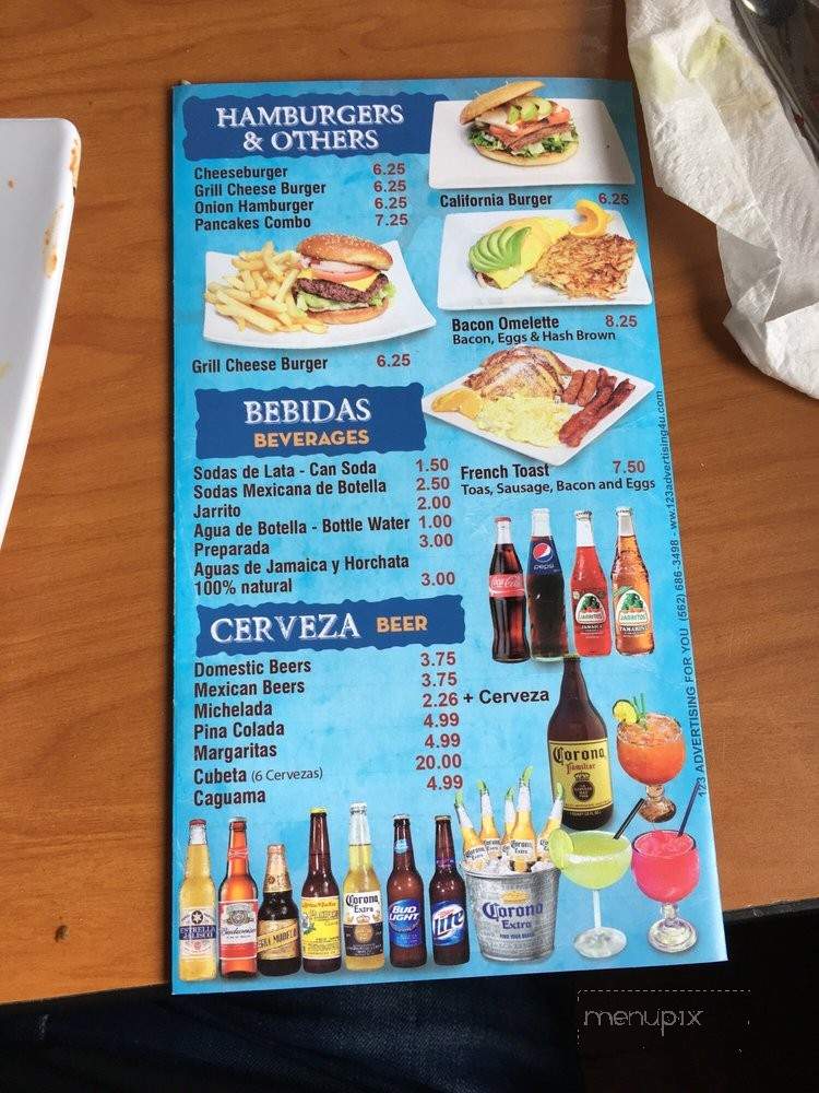 Malta Mexican Seafood - Westminster, CA menu_pic