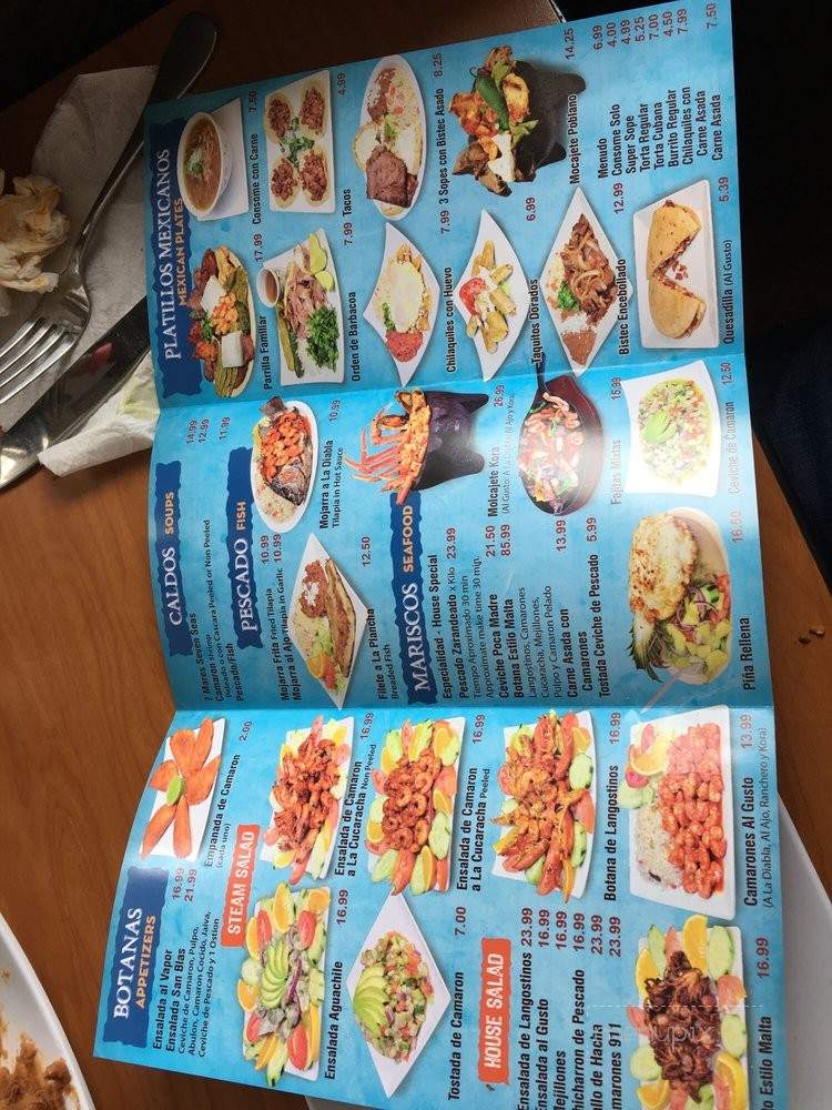 Malta Mexican Seafood - Westminster, CA menu_pic