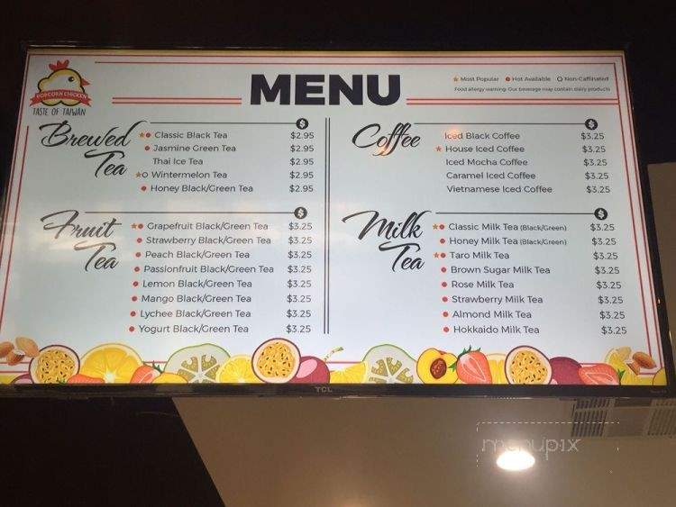 Popcorn Chicken - Mission Viejo, CA menu_pic