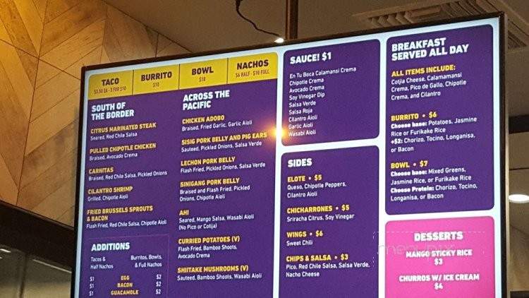 En Tu Boca - Santa Ana, CA menu_pic
