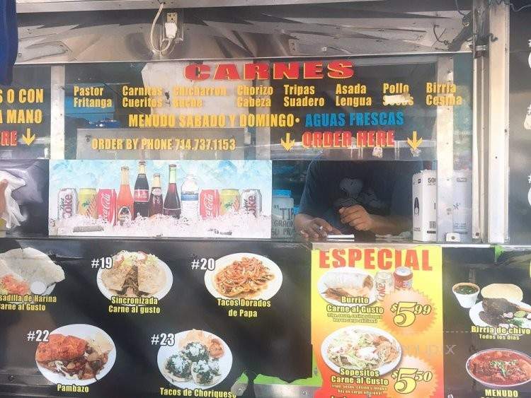 Original Mulitas Grill - Santa Ana, CA menu_pic