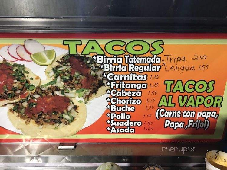 El Rey De Las Carnitas Y Birria Tatemada - Santa Ana, CA menu_pic