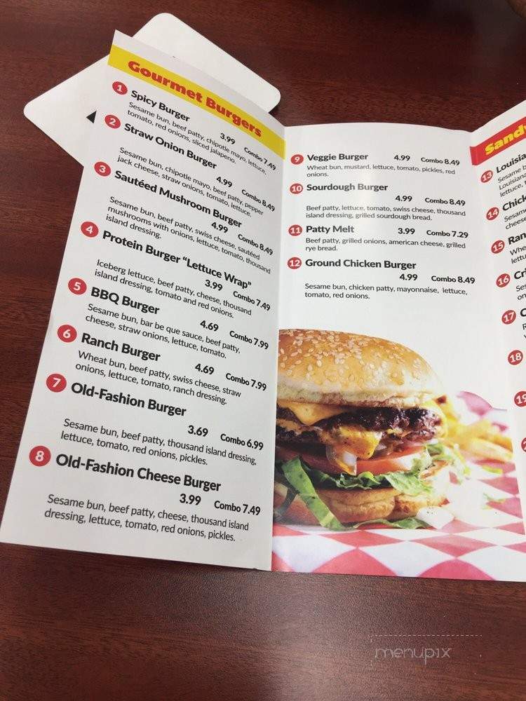 Gourmet Burger - Santa Ana, CA menu_pic