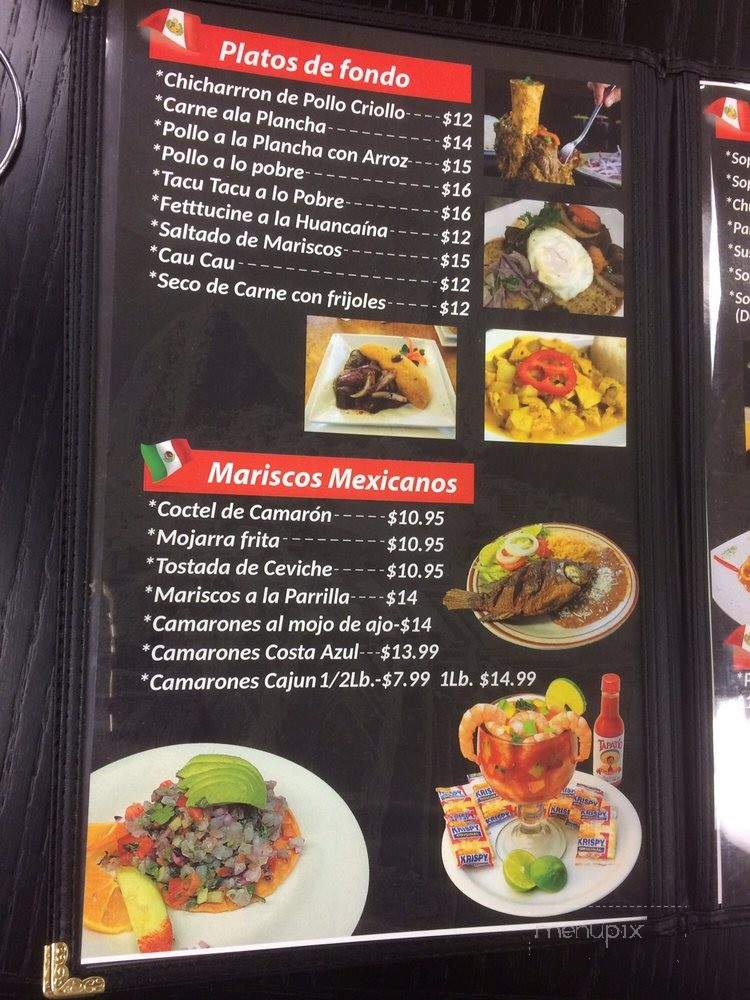 El Cortijo Grill - Santa Ana, CA menu_pic