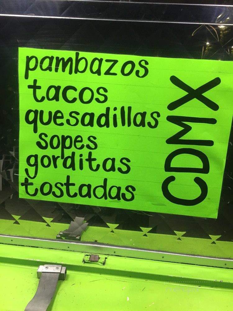 CDMX Street Food - Santa Ana, CA menu_pic