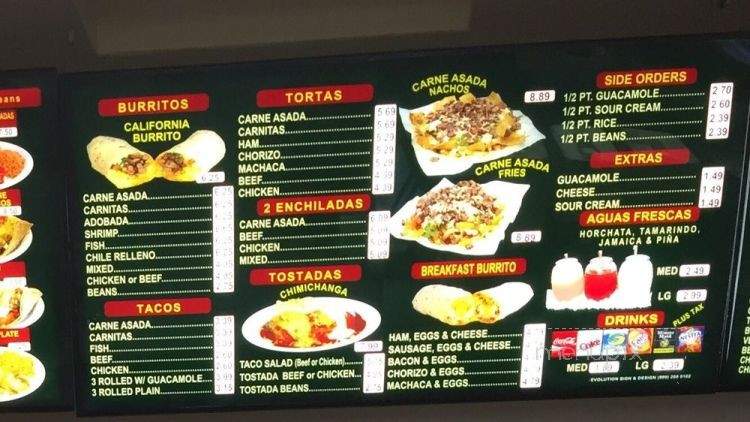 Alberto's - Tustin, CA menu_pic
