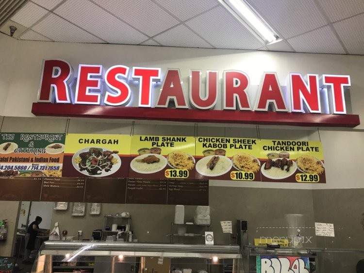 Taj Restaurant and Catering - Tustin, CA menu_pic