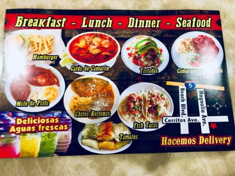 Azadero Mexican grill - Anaheim, CA menu_pic